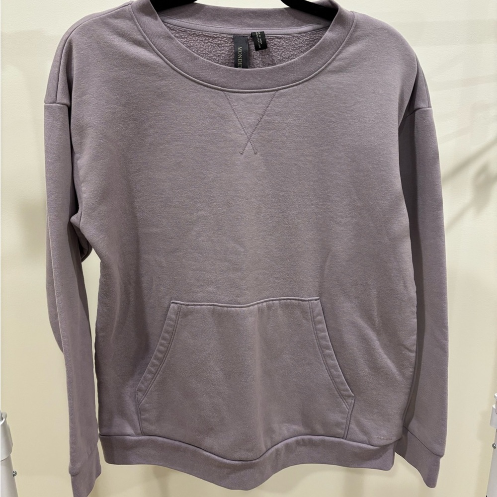 Mondetta Women’s Light Purple Crewneck Sweater